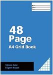 Premier Stationery A4 10 mm Grid Graph Book, 48 Pages