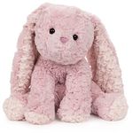 GUND Cozys Collection Bunny Stuffed Animal, Spring Decor, Plush Bunny for Ages 1 and Up, Pink, 10"