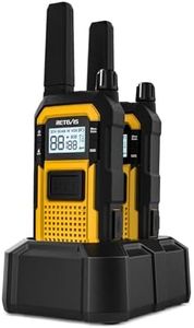 Retevis RB48 Waterproof Walkie Talkies,Heavy Duty Two Way Radio,Shock-Resistant,Vibration Call,USB-C,SOS,2000mAh,NOAA,2 Way Radio for Outdoor (2 Pack)