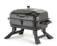 Tower T978539 Compact Charcoal Grill with Collapsible Legs & Portable Design, Black