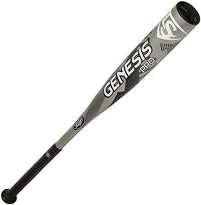 Louisville Slugger Genesis Batte de Baseball en Alliage Unisexe, Noir, 71,1 cm