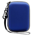 Lacdo Shockproof Hard Drive Case for Western Digital WD My Passport Ultra WD Elements WD Gaming Drive Portable External Hard Drive 1TB 2TB 3TB 4TB 5TB USB 3.0 USB-C 2.5" HDD Travel Storage Bag, Blue