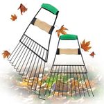 Altdorff Steel Leaf Scoops, Hand Rakes for Picking Up Leaves, Sturdy Garden Large Leaf Grabber Leaf Claws for Picking up Leaves, Collect Garbage and More