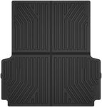 OEDRO Truck Bed Mat Fit for Jeep Gladiator JT 2025-2020, TPE All Weather 2024 Gladiator JT Bed Liner, Heavy Duty Pickup Rear Trunk Mat, Black