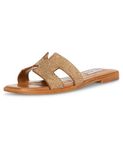 Steve Madden Women's Hadyn Sandal, Bronze Rhinestone, 9