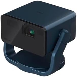 Epson EF-22N Mini Smart Laser Projector | Projecteur Vidéo Portable Full HD, 1920 x 1080p, Haut-Parleur Bluetooth 5W, Projection au Mur, au Sol ou au Plafond, 1000 Lumens, Google TV | 150", Bleu/Noir