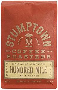 Stumptown Coffee Roasters Hundred Mile Whole Bean Organic Coffee, 12 Ounce Bag, Flavor Notes of Jam and Toffee