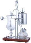 Royal Vienna Balance Coffee Master Silver Elegant 19th Century Belgium Style Luxury Balance Syphon Coffee Machine / Maker Capacity: 500ml / 17 oz. 3-5 Cup S4U®