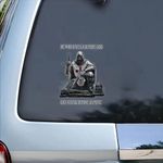 Premium Christian Templar Car Vinyl Decal, Knight Templar Vinyl Sticker, He Who Kneels Before God Decals, Christian Car Decals, Catholic Car Stickers for Cars Trucks Window Laptop Tumbler | 6.1"