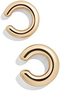 Obidos Cuff Earrings for Women 14K Gold Plated Ear Cuffs for Non Pierced Ears Cartilage Earrings