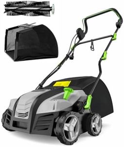 Aspiron 16” Artificial Turf Sweeper 15Amp Artificial Turf Vacuum Gray-Green