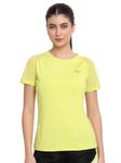 Invincible Women’s Open Back Top (Neon Yellow 41, Medium)