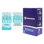 Prime Screen 10 Panel Urine Drug Test Kit - (THC, BZO, MET, PCP, MTD, AMP, BAR, COC, OPI, MDMA) - [5 Pack]