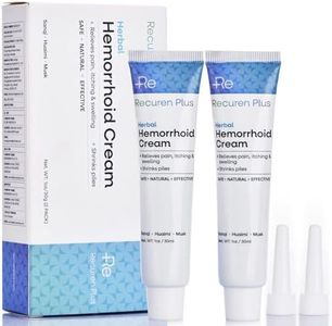 Recuren Plus Hemorrhoids Treatment Hemorrhoid & Fissure Cream Fast Acting Hemorrhoid Cream and Healing Formula for Itching Swelling Bleeding Burning and Maximum Pain Relief 30g, 2 Pack