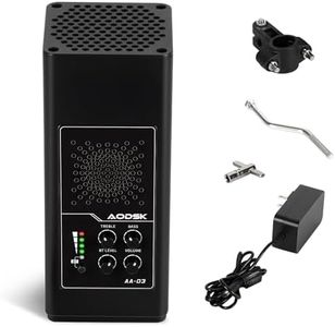 AODSK 20W Professional Electronic Drum Speaker with Bluetooth 5.0, Portable Practice Monitor Speaker for All Electronic Drums, with Treble/Bass Adjustment
