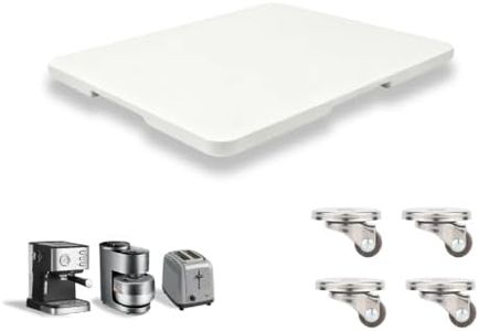Coffee Maker Appliance Slider, 360° Rolling Countertop Tray