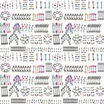 110 PCS Body Jewelry Piercing Eyebrow Navel Belly Tongue Lip Bar Ring 22 Styles