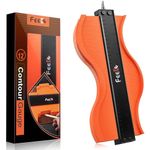 Feeke Contour Gauge With Lock(12 Inch) Profile Tool, Gifts for Men, Dad, Husband, Grandpa, Birthday Gifts For Men -Ultra Wide Profile Gauge -Simple Tool for Carpenter,Woodworking,Construction