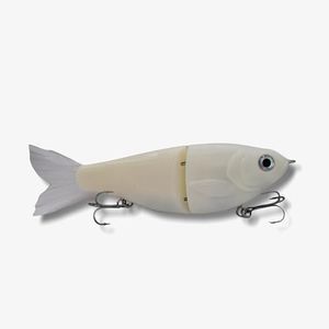 PBFish Glide Bait Slow Sinking Wide S Motion Smooth Glide Strong Hooks 6 Inches Bass Musky Pike Big Fish Includes Official PB Fish Card with Leaderboards