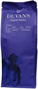 Devan's South Indian Organic Arabica Filter Coffee Beans : Coffee : 100%, (Mild Roast) 500 GMS (Beans) Regular Coffee for Morning, After Noon and Night