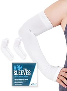 Doctor's Select Arm Protectors for Thin Skin and Bruising for Women and Men - 2 Pairs UPF 50 Sun Protection and Cooling