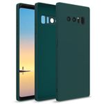 Pikkme Samsung Galaxy Note 8 Back Cover Soft Matte Liquid Silicone TPU | Camera Protection | Shockproof Slim Back Case for Samsung Galaxy Note 8 (Green)