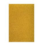 Eclet A4 (GOLDEN) Glitter Foam 10 Sheet Sparkles Color, for Art & Craft, Decoration, Gift Wrapping, Scrapbooking, Craft Project, Etc