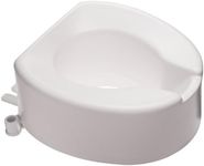 Maddak Tall-Ette 15cm Elevated Toilet Seat Elongated with Bolt-Down Bracket