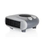 Warmlite WL44004DT 2000W Portable Flat Fan Heater with 2 Heat Settings and Overheat Protection, Dark Titanium