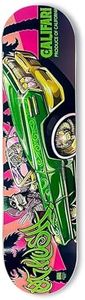 Califari's OG Kush Skateboard Deck - 32" Maplewood Deck with Califari Art Decoration - Ready for Wall Mount or Just Add Trucks & Wheels