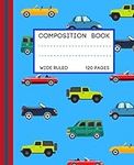 Primary Composition Notebook Cars: 