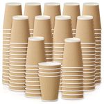 Amaxe Direct (16oz - 500 Count) Insulated Kraft Hot Beverage Cups with Ripple Wall l 3-Layer Rippled Wall for Better Insulation l Recyclable