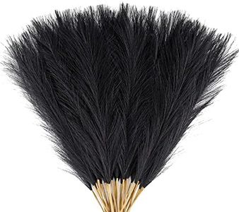 Acfruits Pampas Grass Small, 30 Pcs 17" Faux Pampas Grass Short Decor, Pompas Grass Flower Arrangement and Vase Filler for Boho Home Wedding Decoration