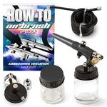 PointZero Single-action 22cc Siphon-feed Airbrush Set - 0.8mm Nozzle