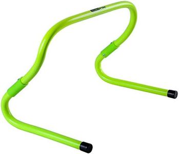 HolaHatha Football and Soccer Training Sports Equipment Speed Agility Hurdle 8 to 11.8 Inch Height Adjustable, Easy Storage, Bright Green