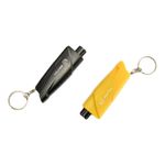 SEMTION Window Breaker Seat belt Cutter Keychain Car Escape Tool, Pack of 2 (Black-Yellow)