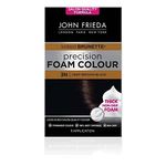 John Frieda Precision Foam Colour 3N, Deep Brown-Black Hair Dye, Salon-Finish Deep Brown-Black Permanent Hair Colour, 100% Grey Coverage