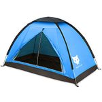 Night Cat Backpacking Tent for One 1 to 2 Persons Lightweight Waterproof Camping Hiking Tent for Adults Kids Scouts Easy Setup Single Layer