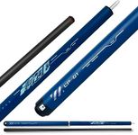YEUEK Little Monster-Cyber 3-Piece 19oz Break&Jump Cue, Black Technology Carbon Fiber Pool Stick 57" 12.9mm with Soft Leather Bag