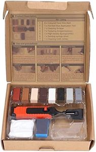 Tile Repair Kit, Wax Block Set with Electric Heating Pen and 8 Wax Blocks, Tub and Tile Refinishing Kit for Stone Porcelain, Ceramic Tile Repair Tool for DIY Furniture Repair