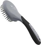 Harrison Howard Horse Mane and Tail Brush Horse Professional Grooming Brush Equestrian Detangler Non-Slip Brush Black