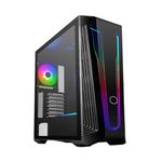 Cooler Master MasterBox 540 - ARGB ATX Gaming PC Case, Mid-Tower Chassis with Tempered Glass Side Panel, 1 x 120mm ARGB SickleFlow Fan, Multiple Airflow Configurations, ARGB Controller Included