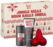 HAPPY NUTS Christmas Anti Chafing Deodorant Festive Essentials Bundle Kit - A Gift Set for Men to Stay Fresh & Jolly All Season Long