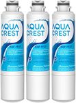 AQUA CREST DA29-00020B Replacement for Samsung HAF-CIN/EXP, DA29-00020B-1, RF28HMEDBSR, RF263BEAESR, RF4287HARS, HAF-CIN, DA97-08006A-1, RF28K9380SR, RF28HFEDTSR, Refrigerator Water Filter, 3 Filters
