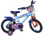 Volare Marvel Spidey And Amazing Friends Kids Bike | Ages 3.5-5 | 14 Inch Wheel | 2 Handbrakes (Front & Back Wheel), Removable Stabilisers & Pedal Reflectors | Adjustable Saddle | Girls & Boys Gift