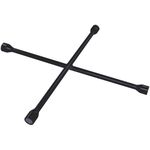 PERFORMANCE TOOL W11 Black 25" Truck SAE/Metric 4-Way Cross Lug Wrench