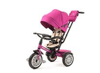 Bentley Trike, All Terrain Toddler Bike 6-in-1, Officially Licensed & Designed by Bentley Motors UK; Baby to Big Kid Tricycle is a Compelling Statement of Performance & Luxury, Fuschia Pink