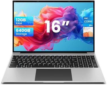 Jumper Ordenador portátil 16 Pulgadas, Office 365, PC portátil hasta 2,5 GHz Celeron (12 GB RAM 128 GB eMMc + 512 GB SSD), 1920 x 1200 IPS, Bluetooth4.0, USB 3.0 × 2