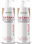 Batana Shampoo and Conditioner for Thinning Hair Shampoo and Conditioner for Men & Women with Raw Organic Batana Oil for Hair Growth Shampoo and Conditioner Set Batana Shampoo for Hair Growth DR SEBI