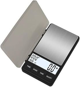 Disenkelubo Digital Mini Coffee Scale, 1000g /0.1g Pocket Scale with Timing Function, Electronic Smart Scale, LCD Backlit Display, Tare, Auto Off